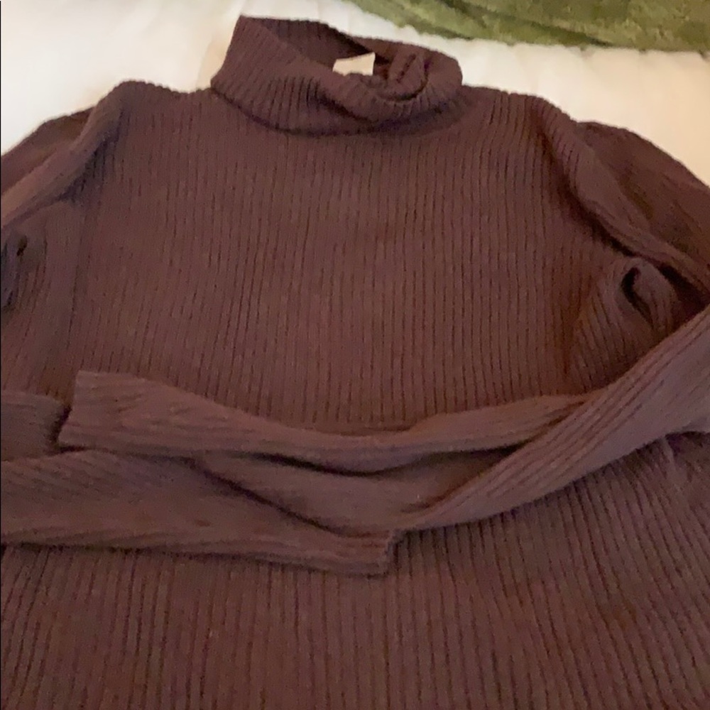 St. John’s Bay Long Sleeve Mauve Turtleneck